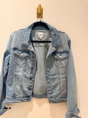 Kensie Light Blue Denim Jean Jacket